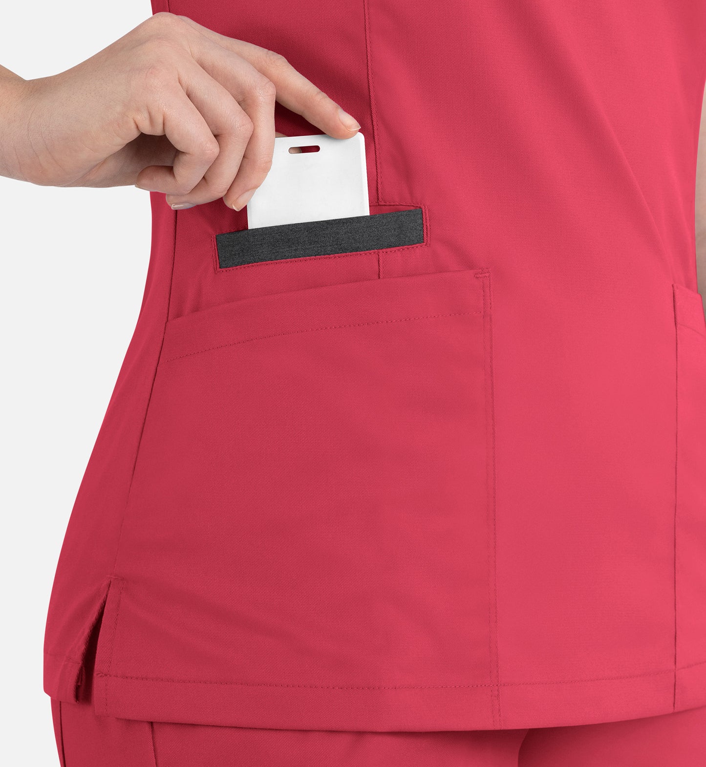 Women Maevn Matrix Contrast Double V-Neck Top 3502