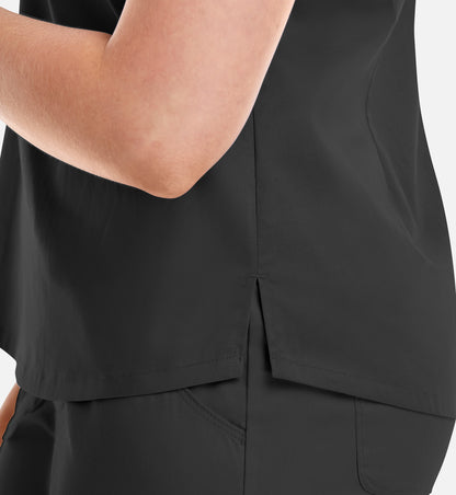 Women Maevn Matrix Tuckable V Neck Top 3503