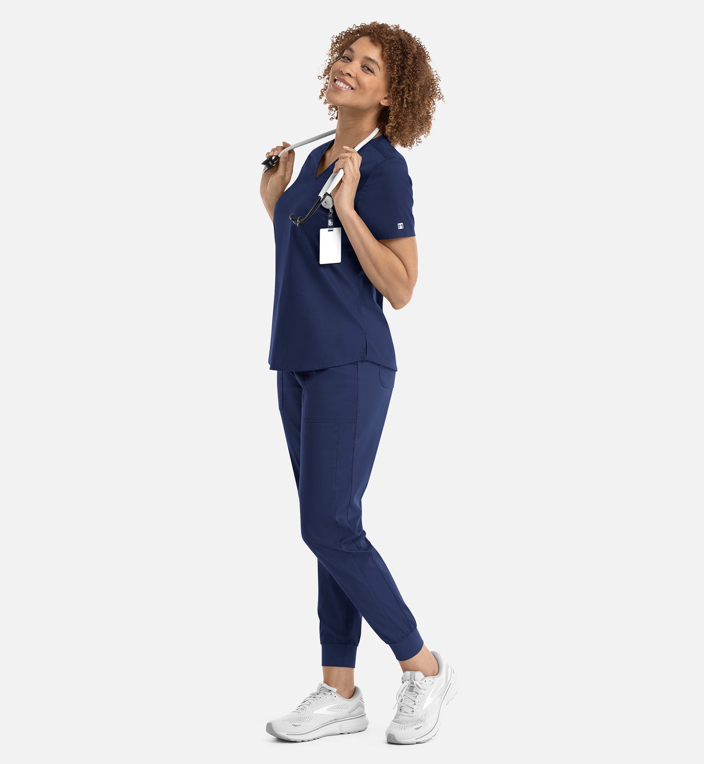 Women Maevn Matrix Tuckable V Neck Top 3503