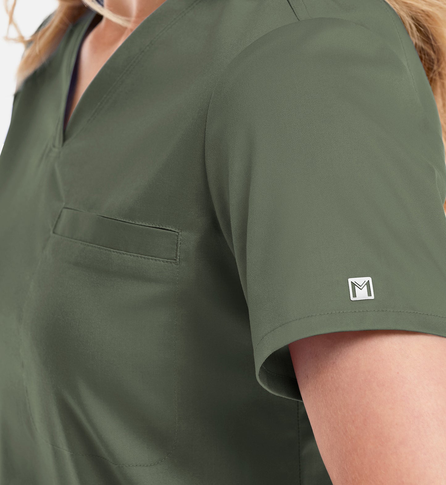 Women Maevn Matrix Tuckable V Neck Top 3503