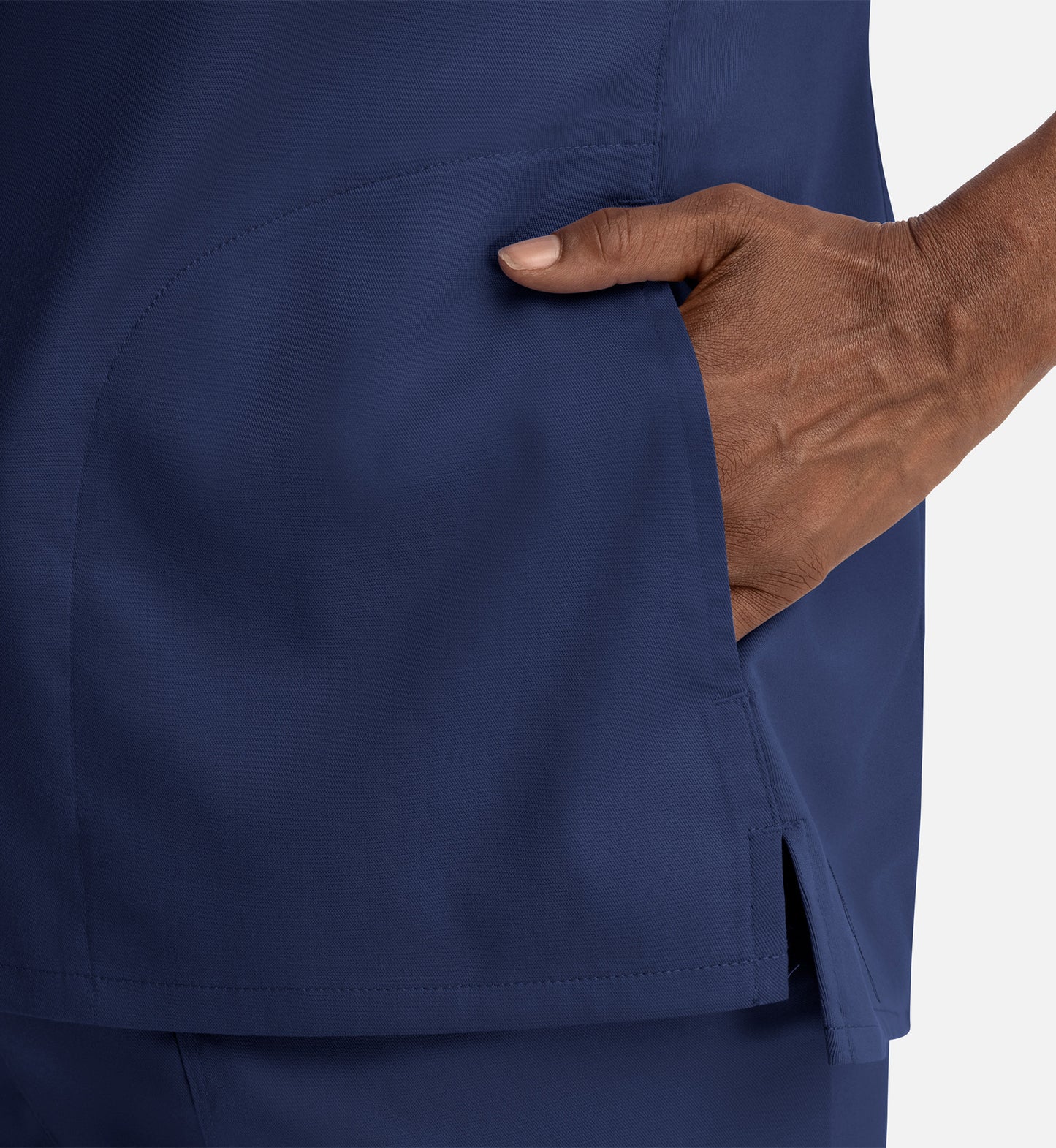 Women Maevn Matrix Notched Crew Neck Top 3504