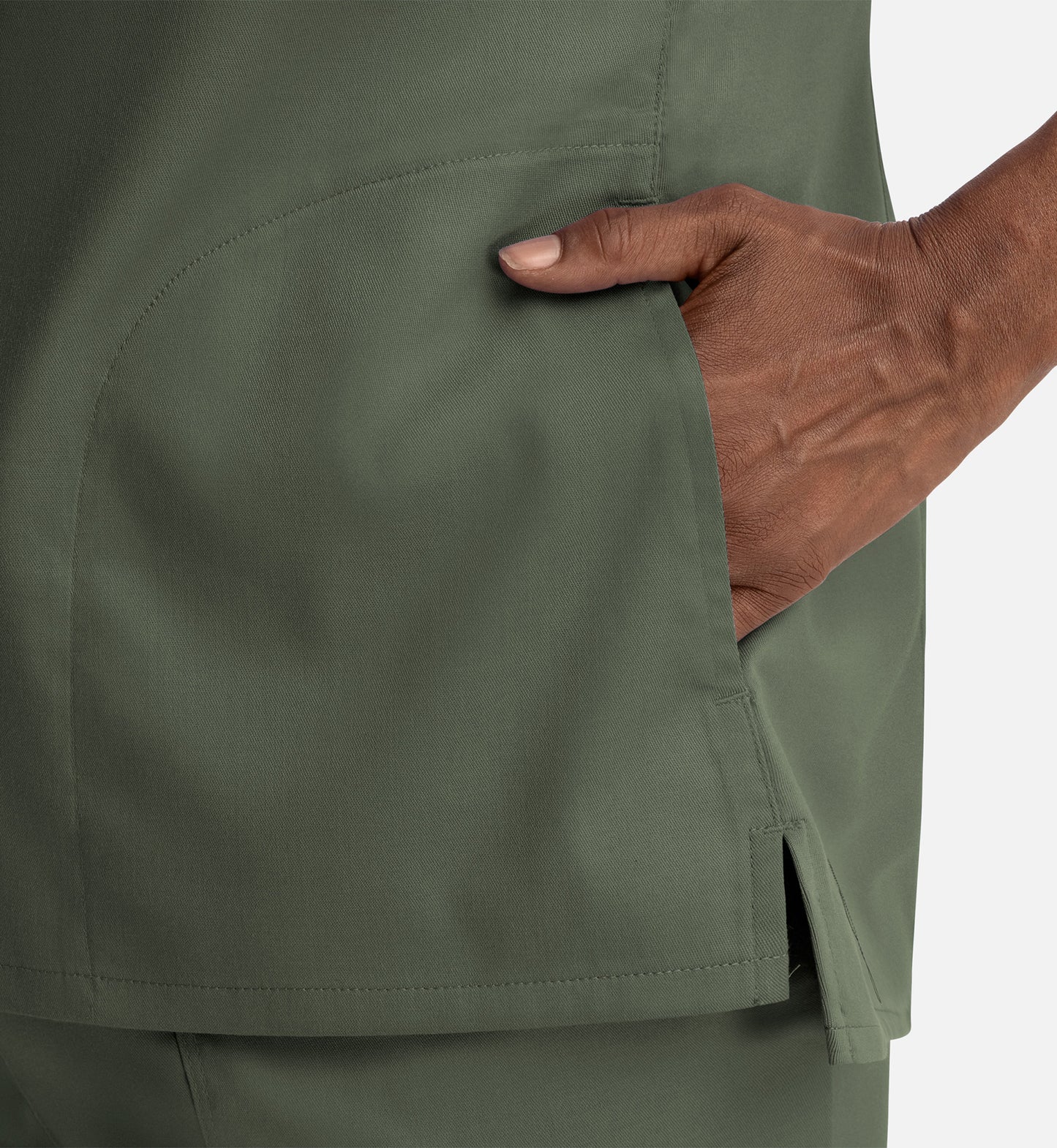 Women Maevn Matrix Notched Crew Neck Top 3504