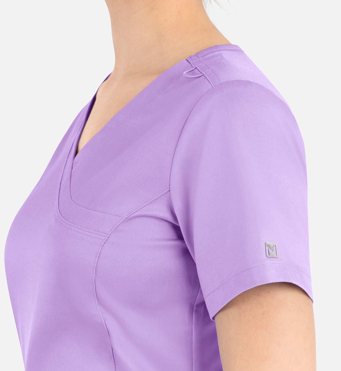 Women Maevn Matrix Curved Mock Wrap Top 3701