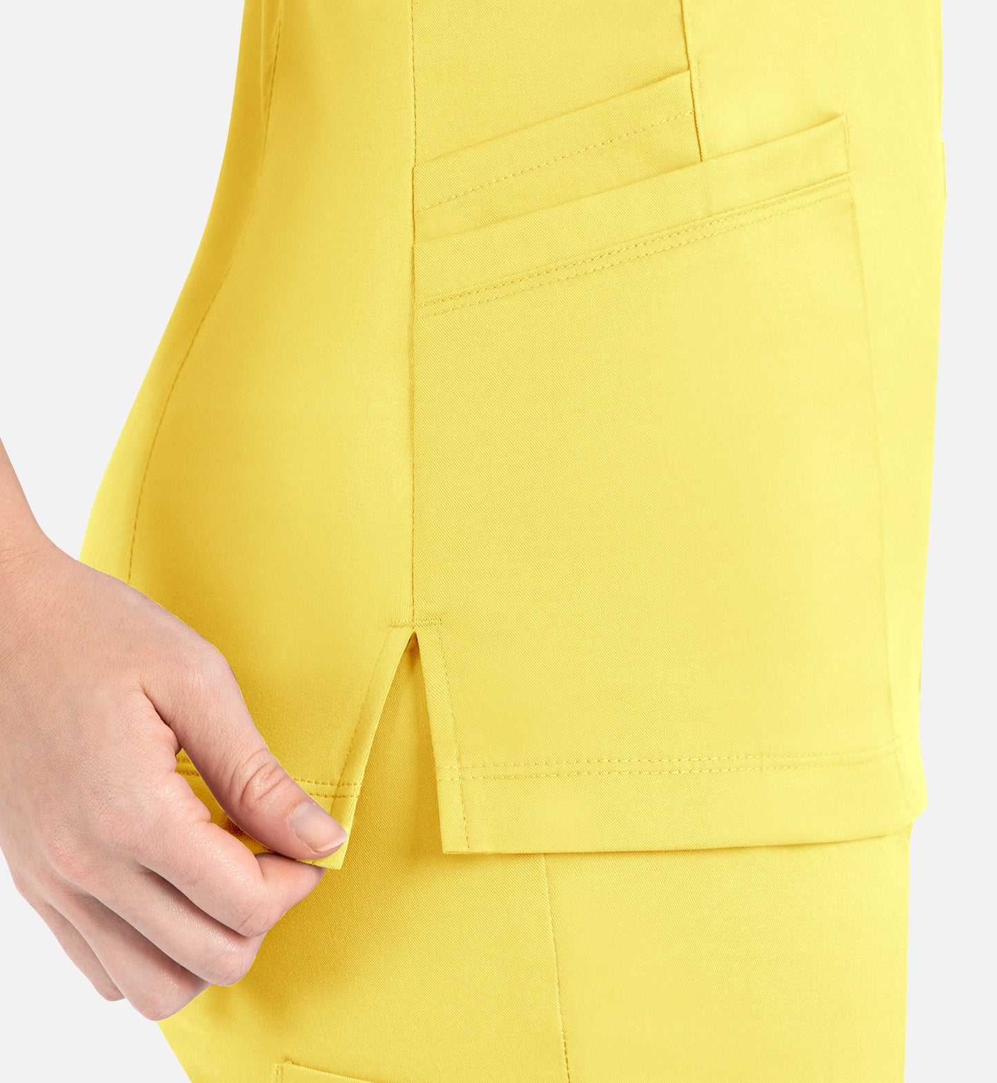 Women Maevn Matrix Curved Mock Wrap Top 3701