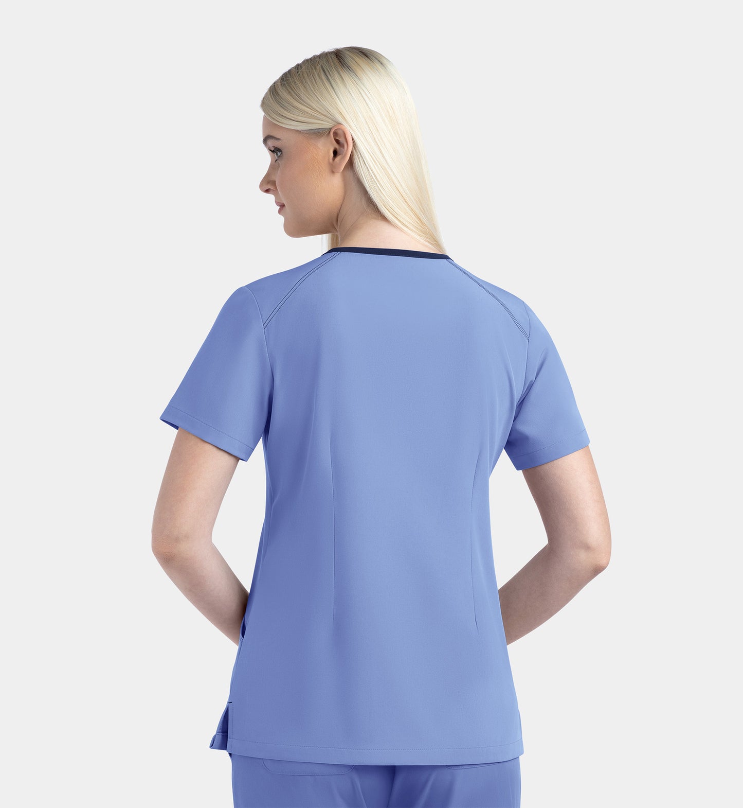 Women Maevn Matrix Impulse Contrast V-Neck Top 4510