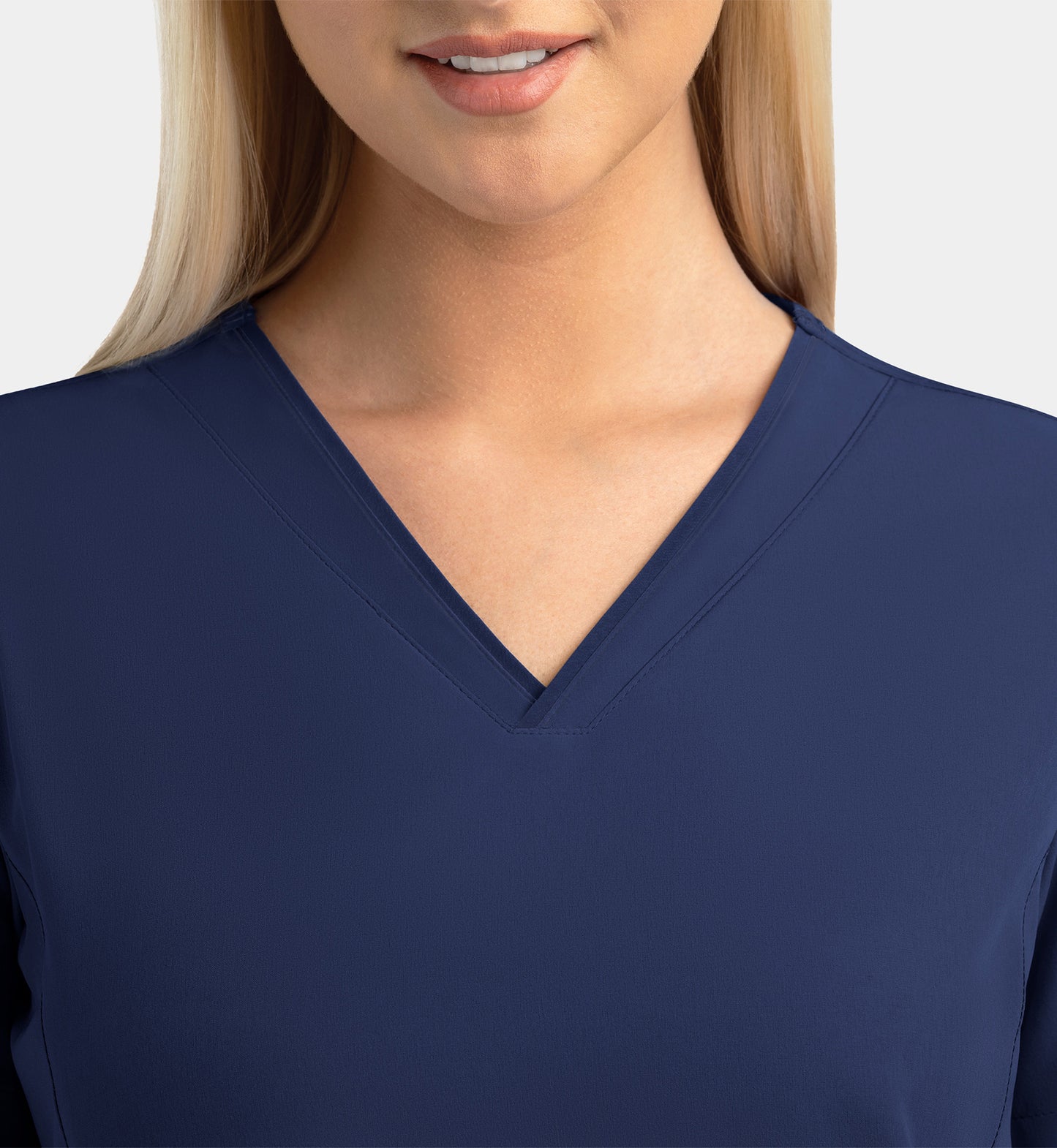 Women Maevn Matrix Impulse Contrast V-Neck Top 4510