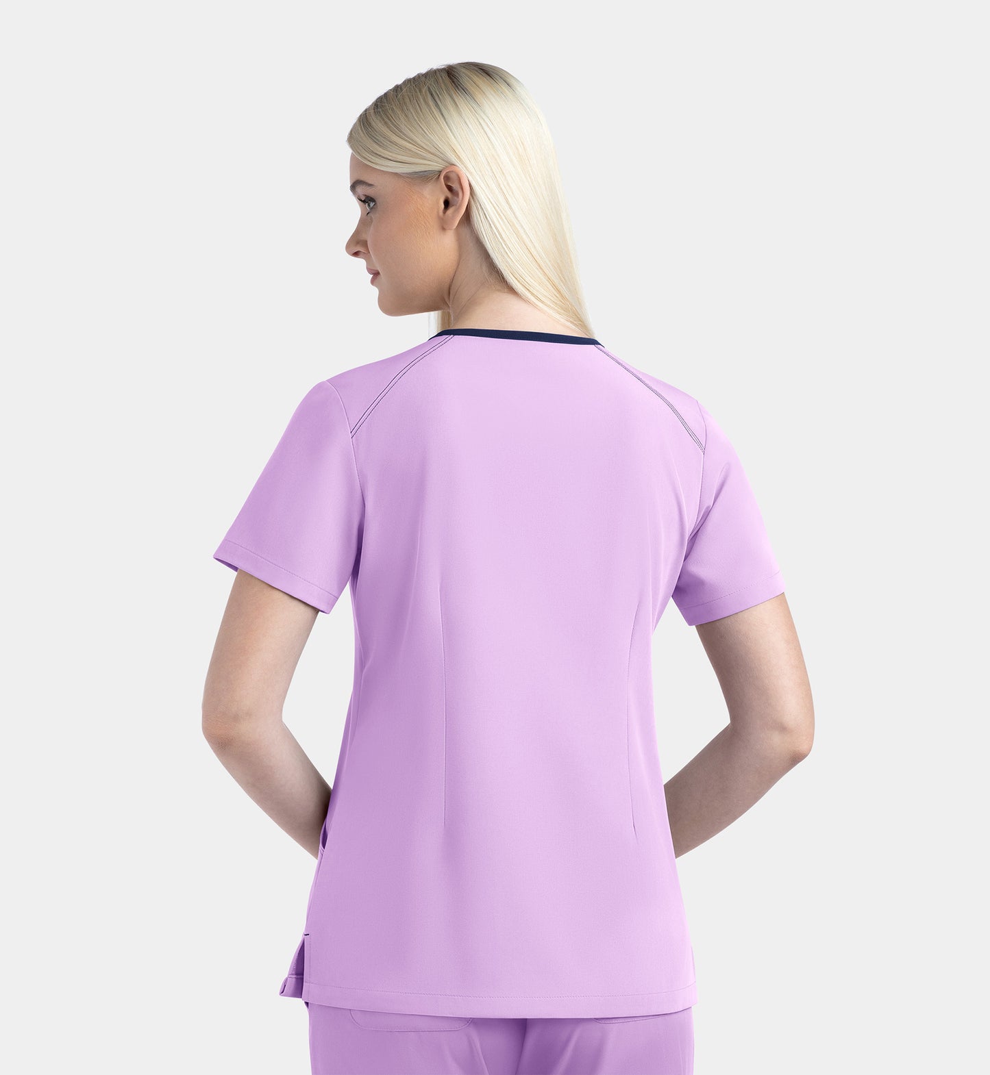 Women Maevn Matrix Impulse Contrast V-Neck Top 4510