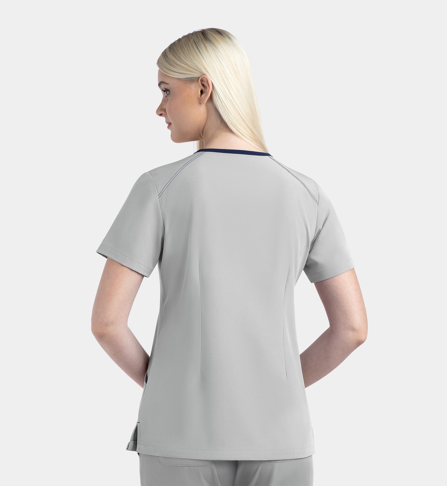 Women Maevn Matrix Impulse Contrast V-Neck Top 4510