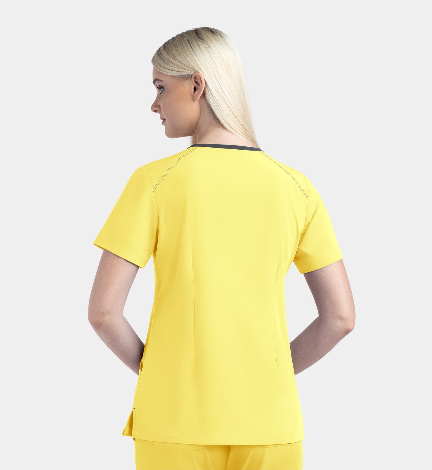 Women Maevn Matrix Impulse Contrast V-Neck Top 4510