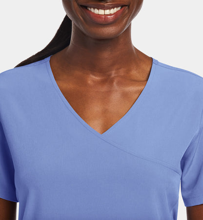 Women Maevn Matrix Impulse Mock Wrap Top 4521