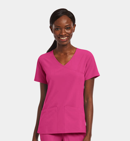 Women Maevn Matrix Impulse Mock Wrap Top 4521