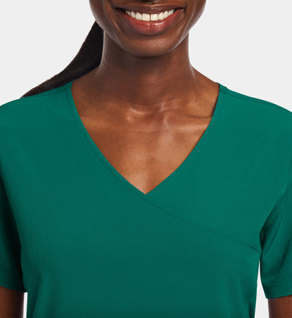 Women Maevn Matrix Impulse Mock Wrap Top 4521