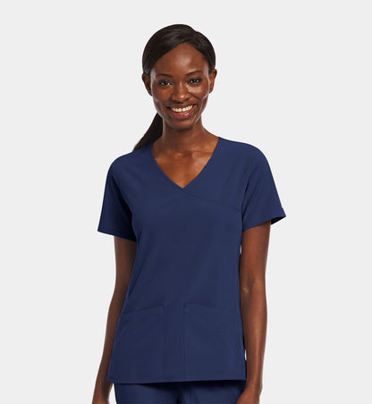 Women Maevn Matrix Impulse Mock Wrap Top 4521