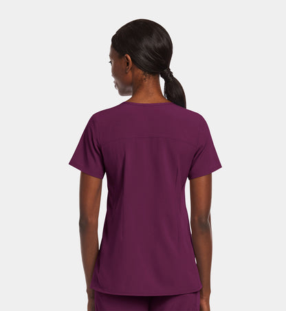 Women Maevn Matrix Impulse Mock Wrap Top 4521