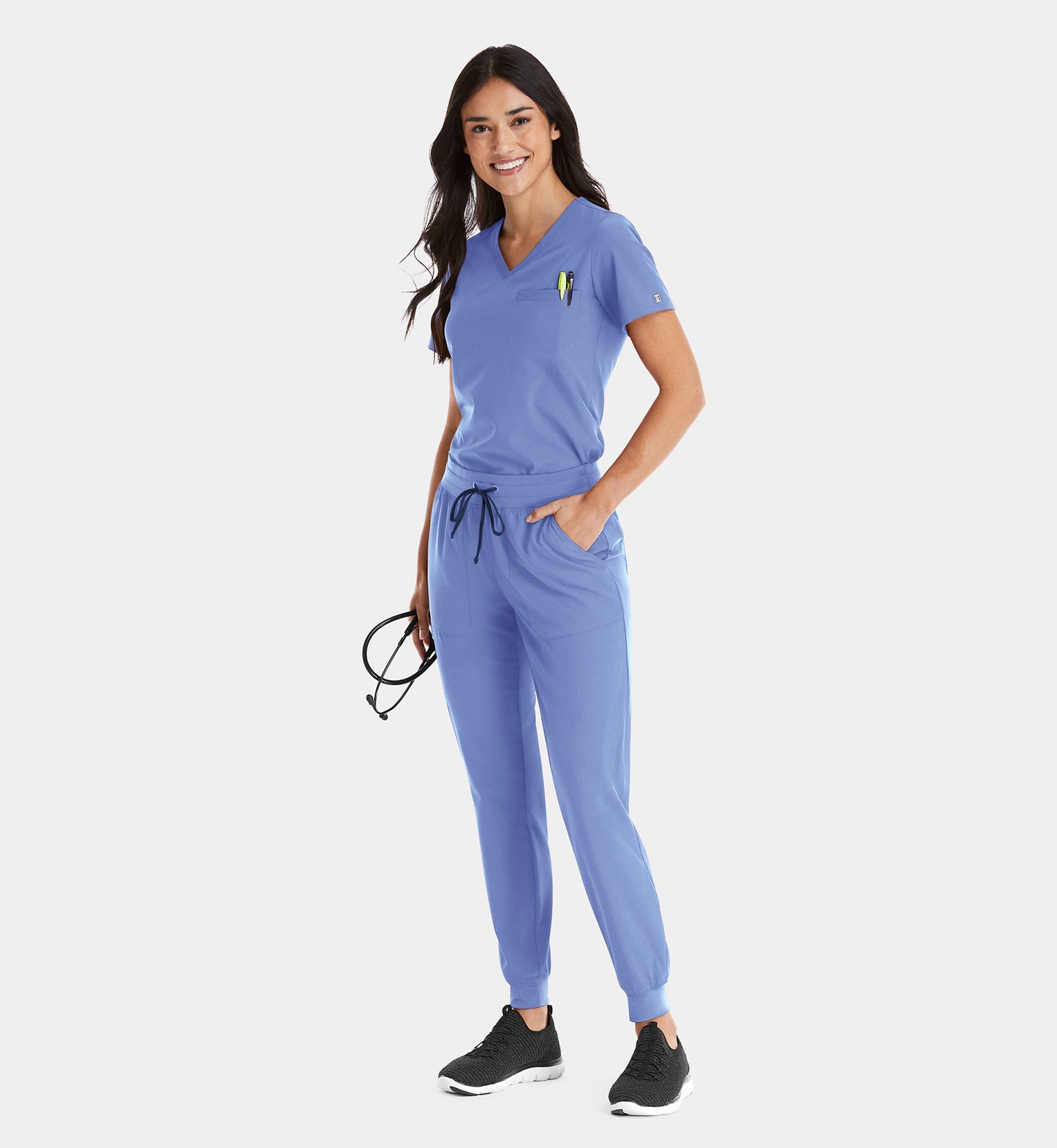 Women Maevn Matrix Impulse Tuckable V-Neck Top 4530