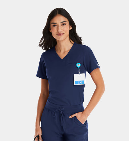 Women Maevn Matrix Impulse Tuckable V-Neck Top 4530