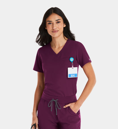 Women Maevn Matrix Impulse Tuckable V-Neck Top 4530