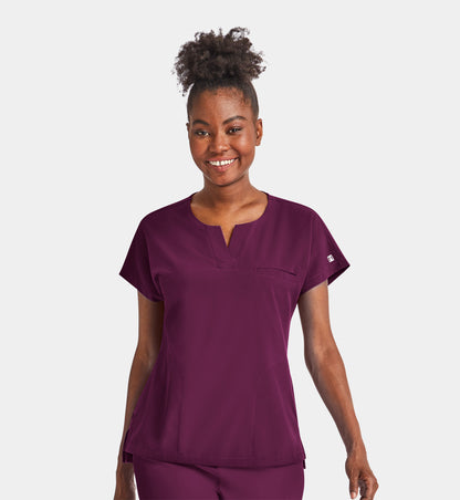 Women Maevn Matric Impulse Notched Neck Dolman Top 4540