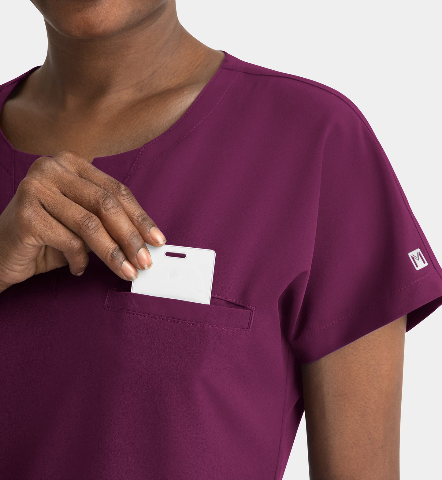 Women Maevn Matric Impulse Notched Neck Dolman Top 4540