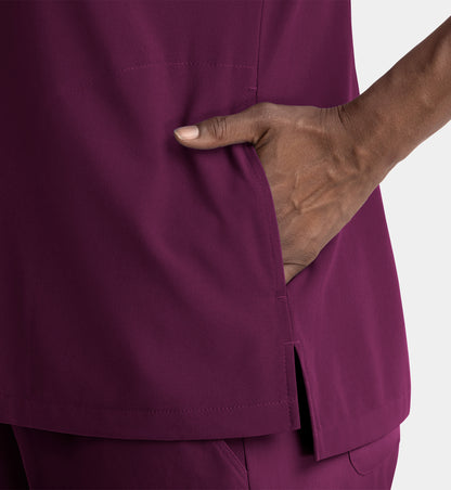 Women Maevn Matric Impulse Notched Neck Dolman Top 4540