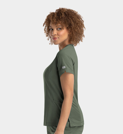 Women’s IRG –EPIC Notched Crew Neck Top 4802