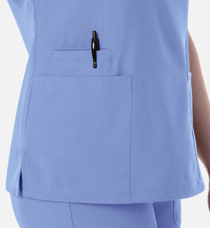 Womens Double V-Neck Top