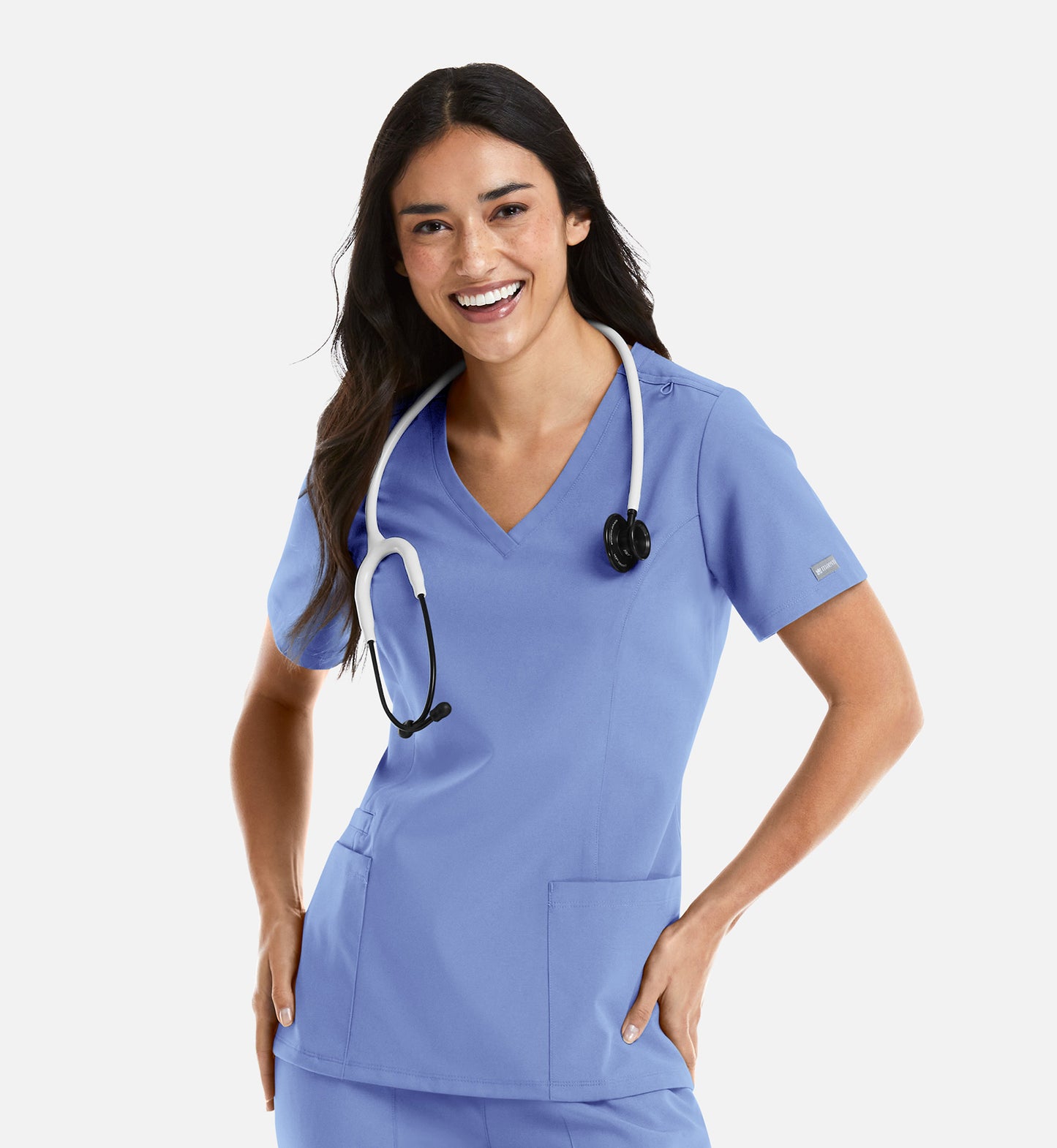 Womens Double V-Neck Top