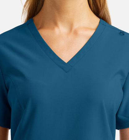 Womens Double V-Neck Top