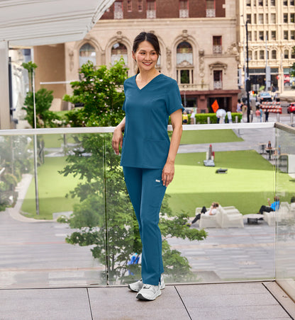 Womens Double V-Neck Top