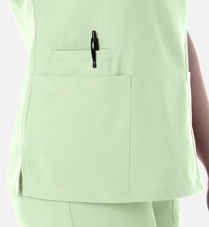 Womens Double V-Neck Top