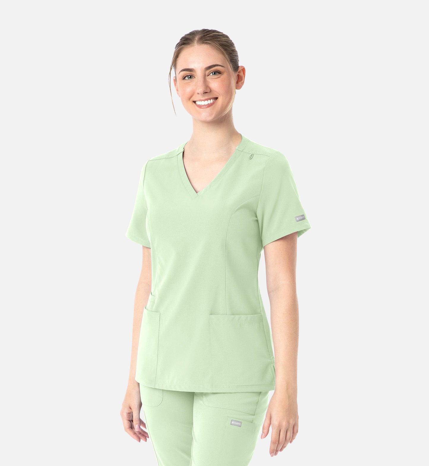 Womens Double V-Neck Top