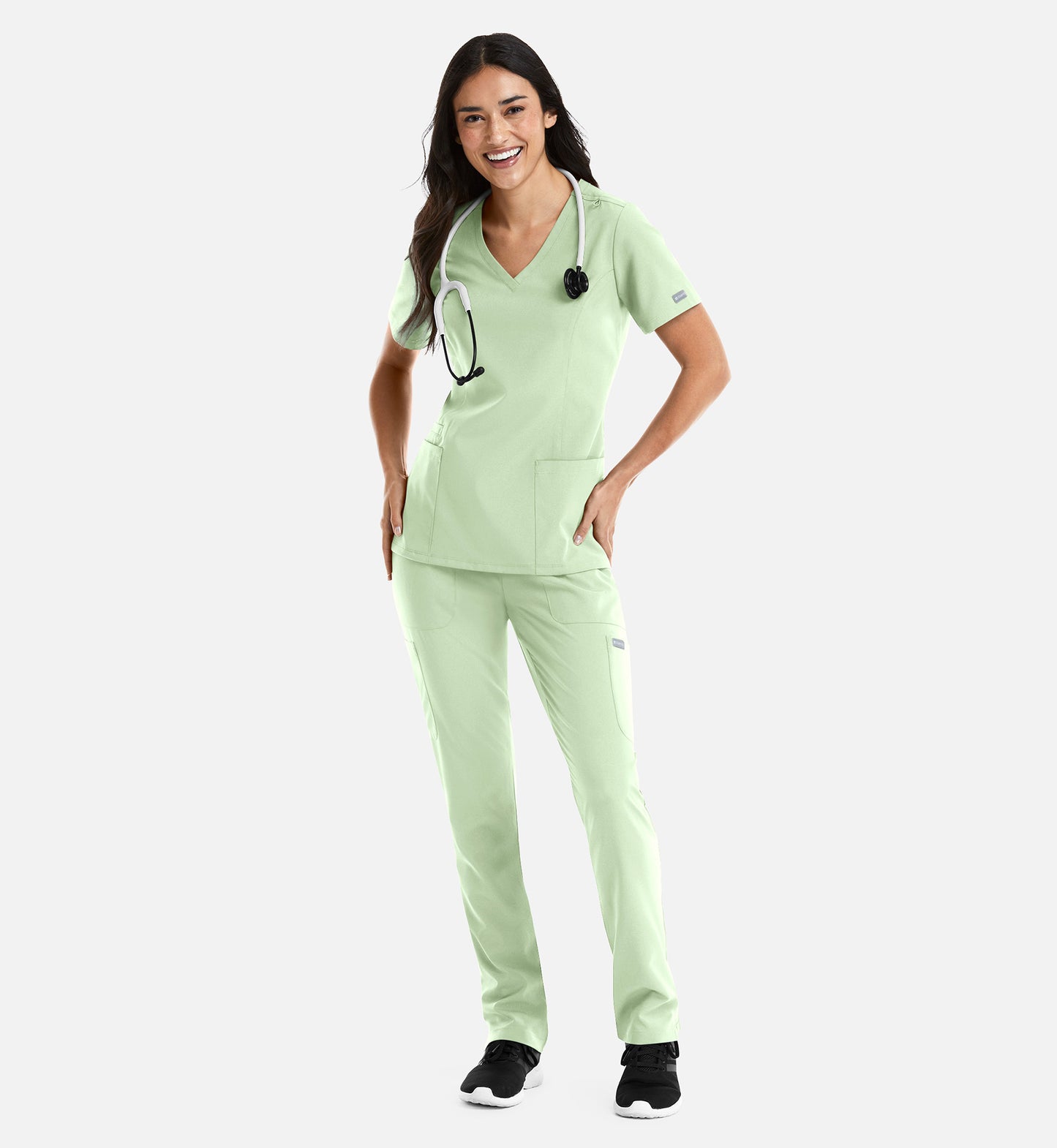 Womens Double V-Neck Top