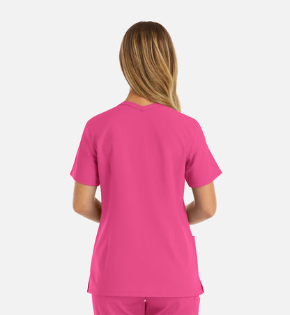 Womens Double V-Neck Top