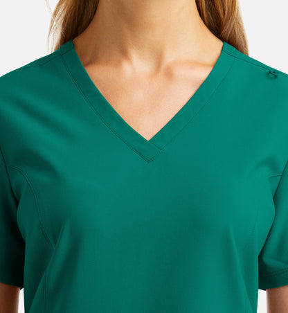 Womens Double V-Neck Top