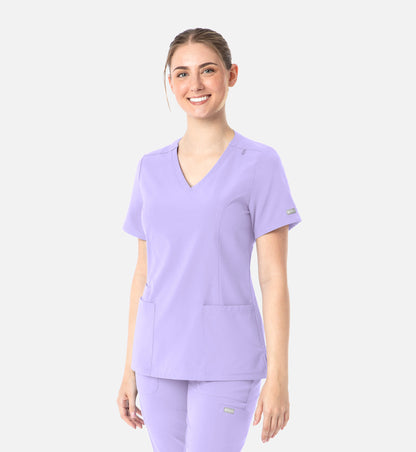 Womens Double V-Neck Top