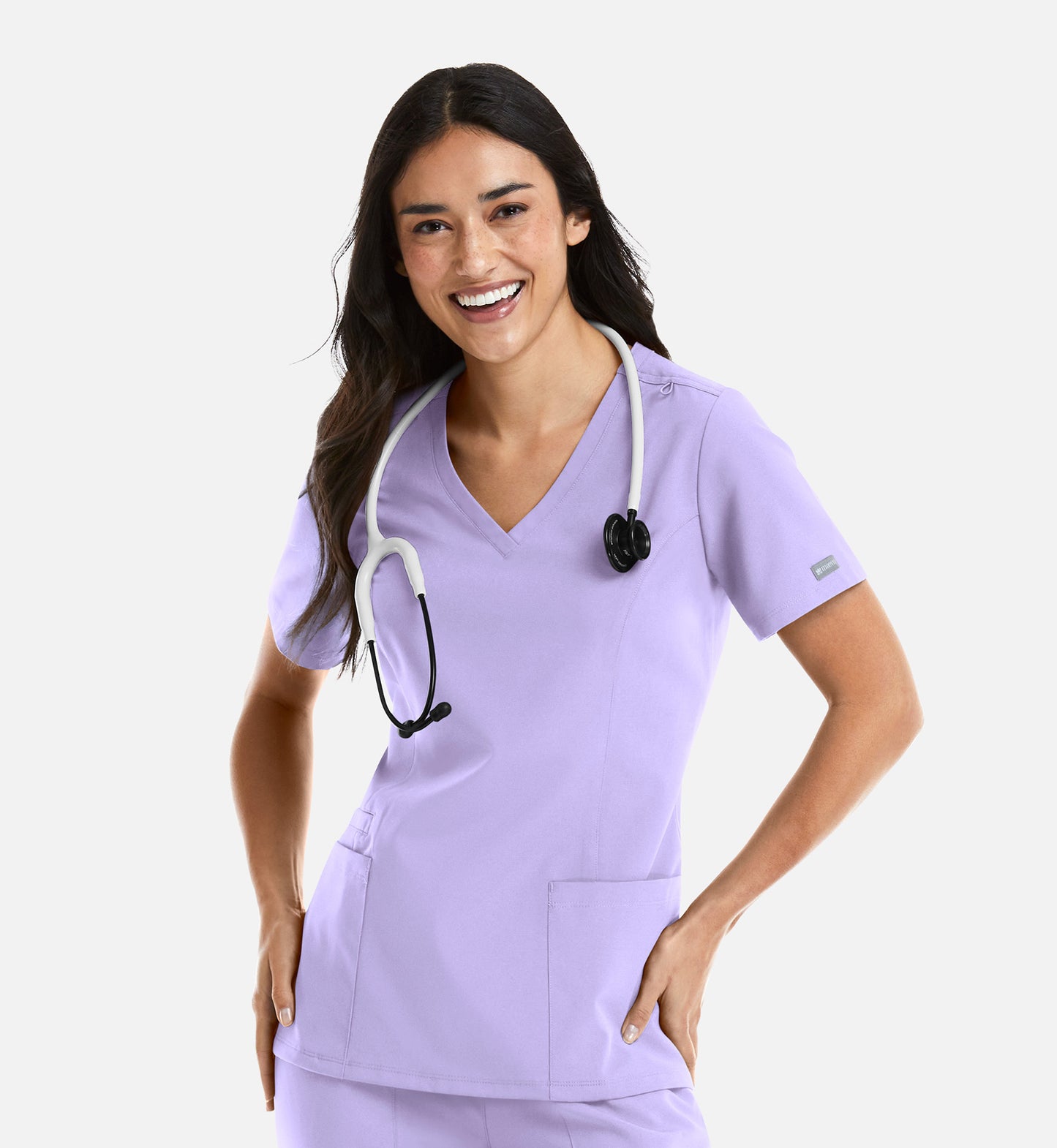 Womens Double V-Neck Top