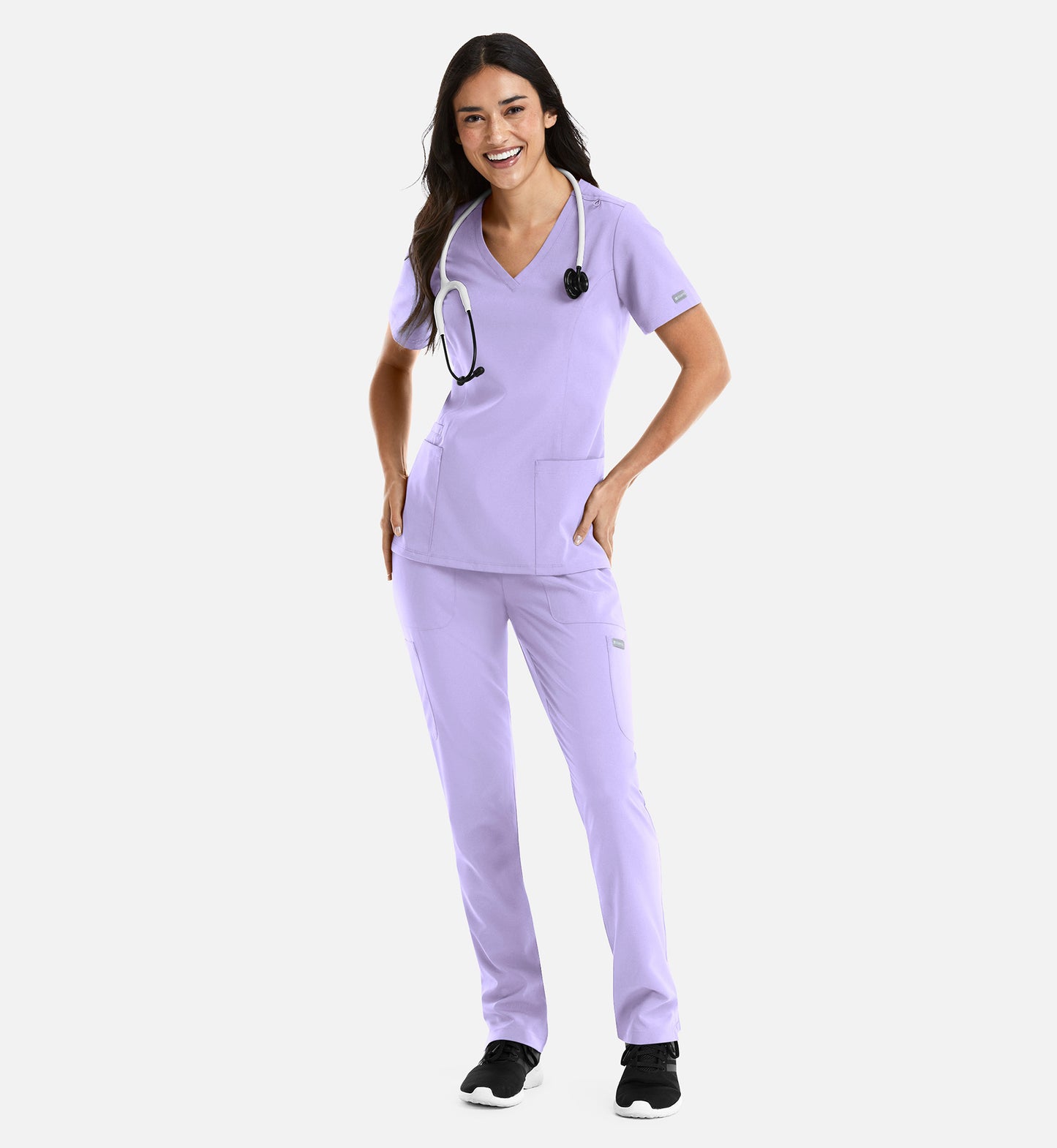 Womens Double V-Neck Top