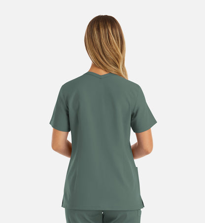 Womens Double V-Neck Top