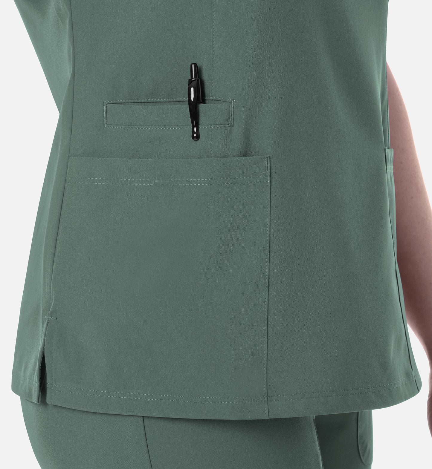 Womens Double V-Neck Top