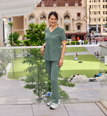 Womens Double V-Neck Top