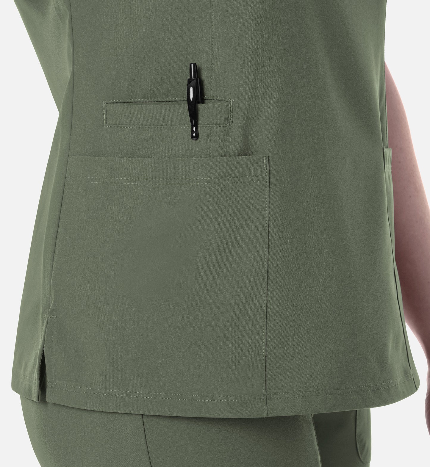 Womens Double V-Neck Top