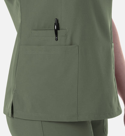 Womens Double V-Neck Top