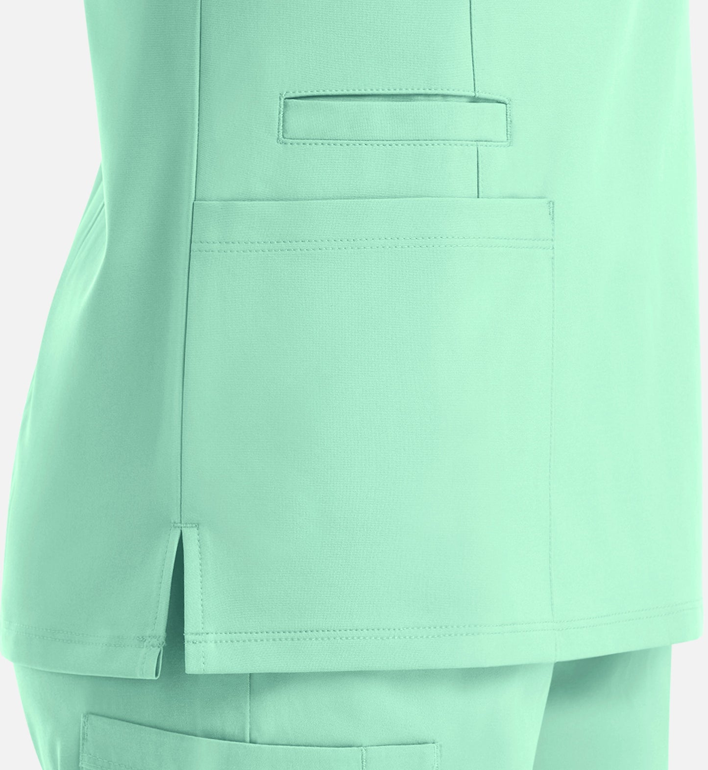 Womens Double V-Neck Top