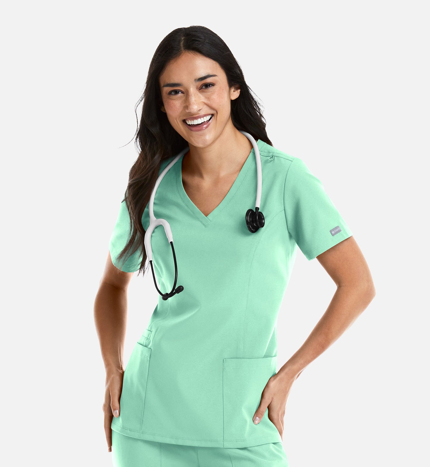 Womens Double V-Neck Top