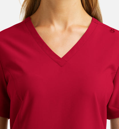 Womens Double V-Neck Top