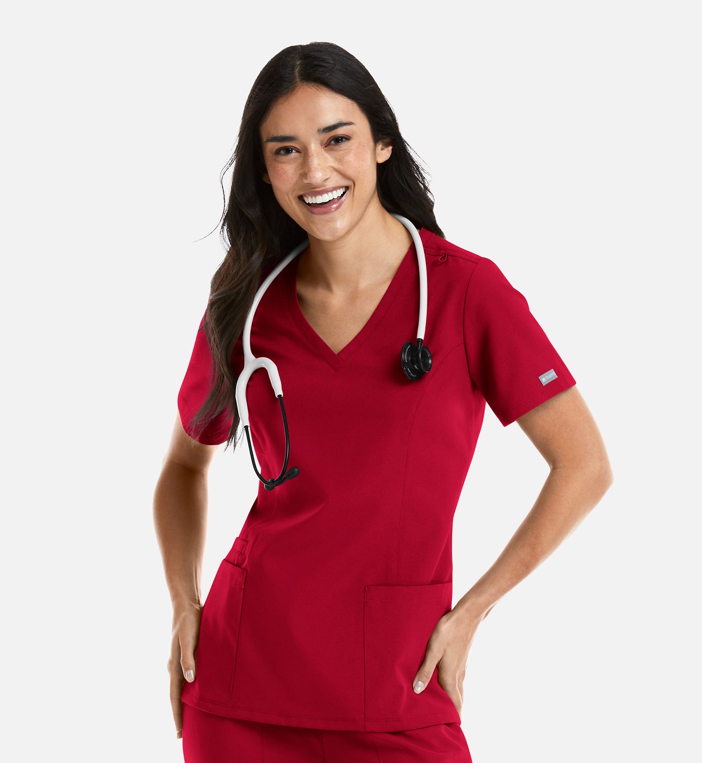 Womens Double V-Neck Top