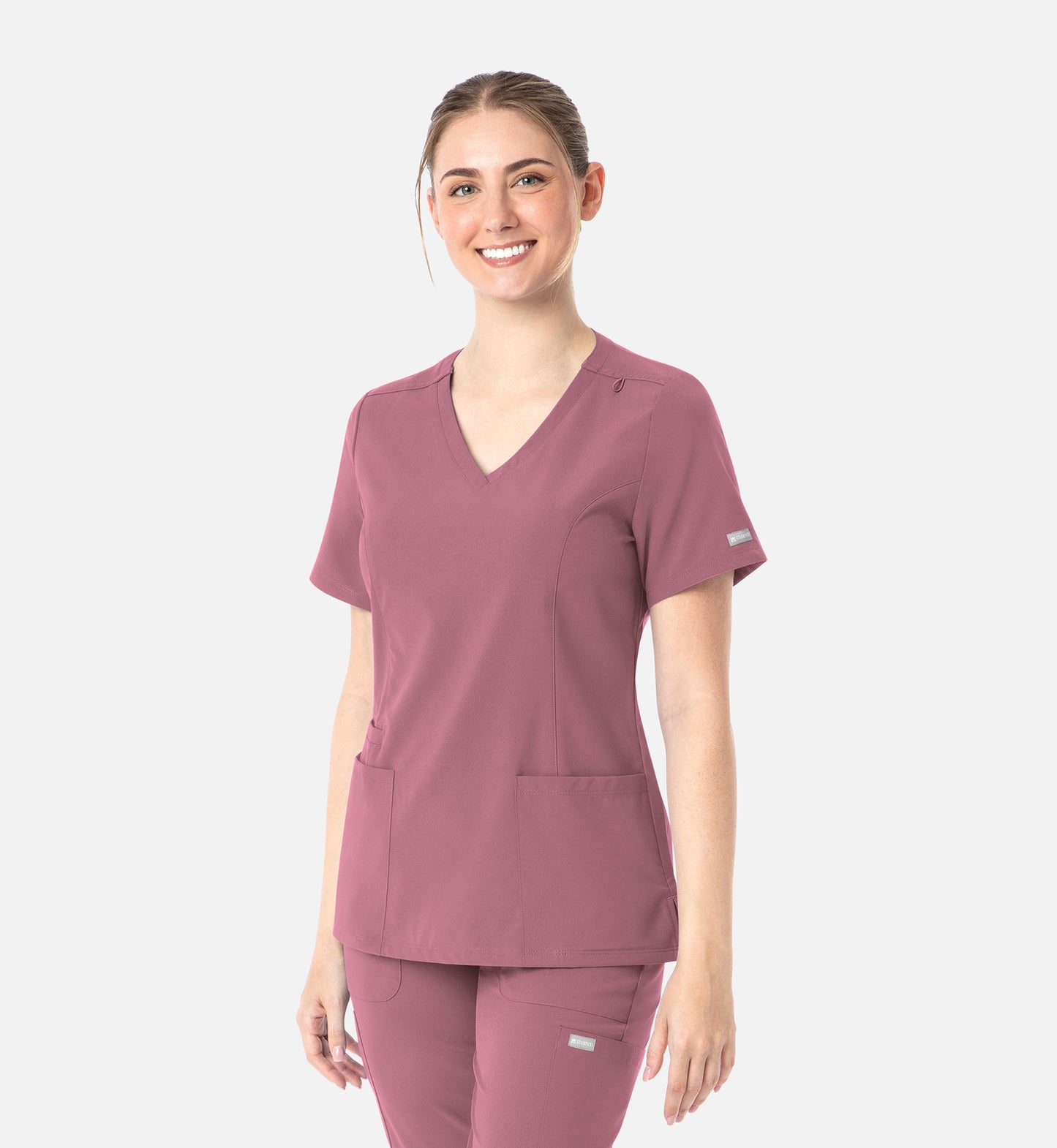 Womens Double V-Neck Top