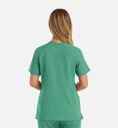 Womens Double V-Neck Top