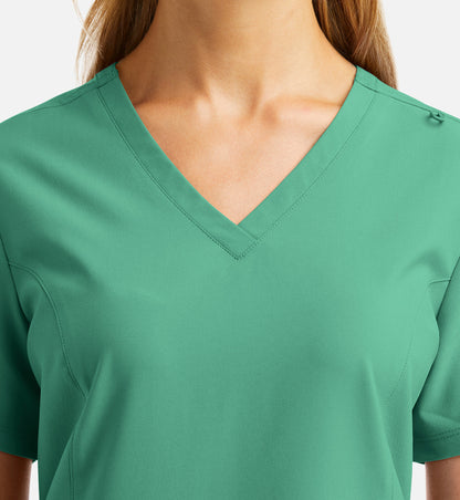 Womens Double V-Neck Top