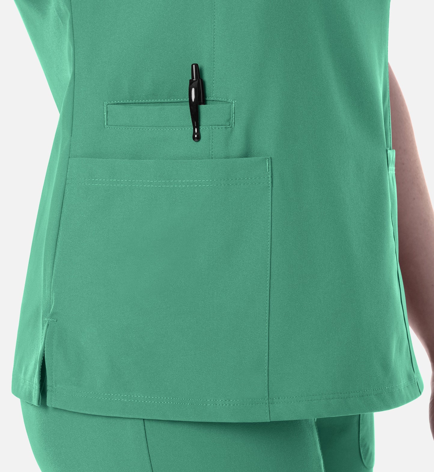 Womens Double V-Neck Top